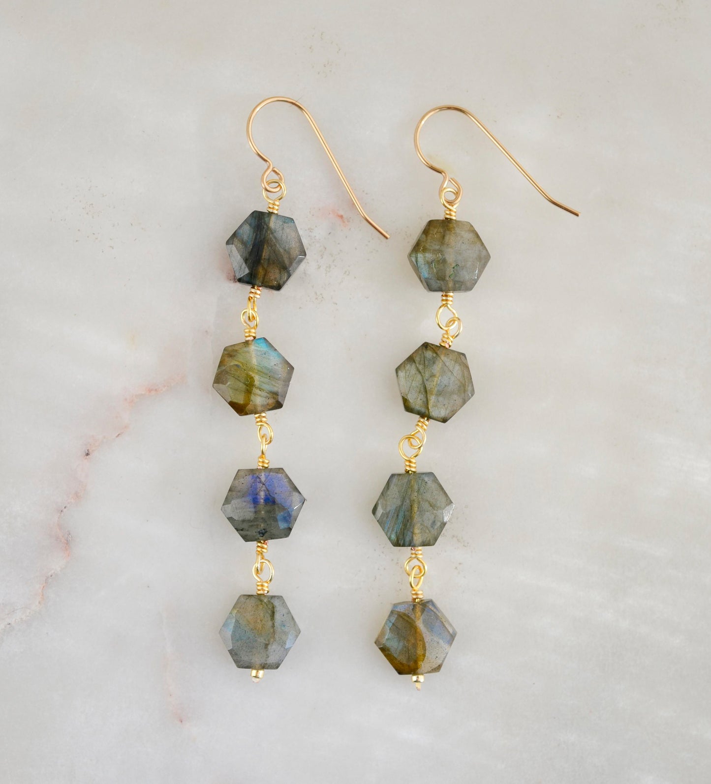Azora Labradorite Earrings