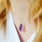 Raw Amethyst Pendant
