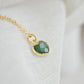 Emerald Heart Pendant in 14k Gold Filled