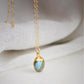 Labradorite Pendant - Oval Collection