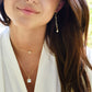 Elara Earrings: Labradorite & Pearl