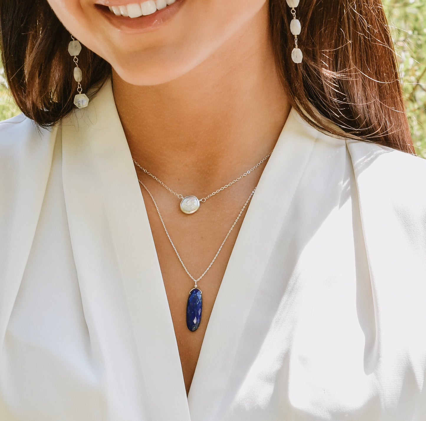 Nila Necklace: Lapis Lazuli