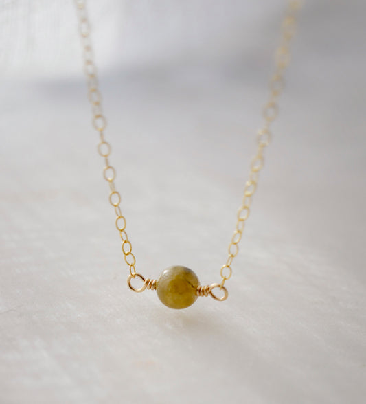 Petite Jade Necklace