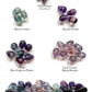 Natural Fluorite Necklace, Sterling Silver or 14k Gold Filled Chain