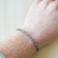 Natural Beaded Labradorite Bracelet, sterling silver, 14k gold filled, clasp, Modeled