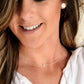 Mini White Freshwater Pearl Necklace