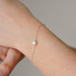 Wren Bracelet: White Freshwater Pearl
